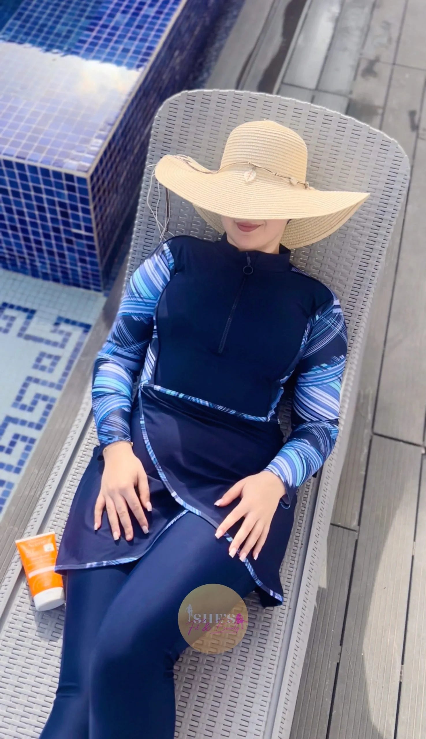 Royal Blue Luxury Burkini